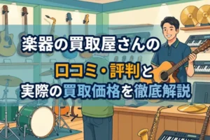 楽器の買取屋さんの相場は高い？口コミ・評判と実際の買取価格を徹底解説